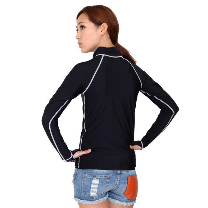 ラッシュガード 水着 レディース フィットネス 日本製  長袖 UVカット 水着ラッシュガード UV対策 紫外線対策 日焼け防止 9M 11L  M602  ルモード | LE MODE de toi | 11