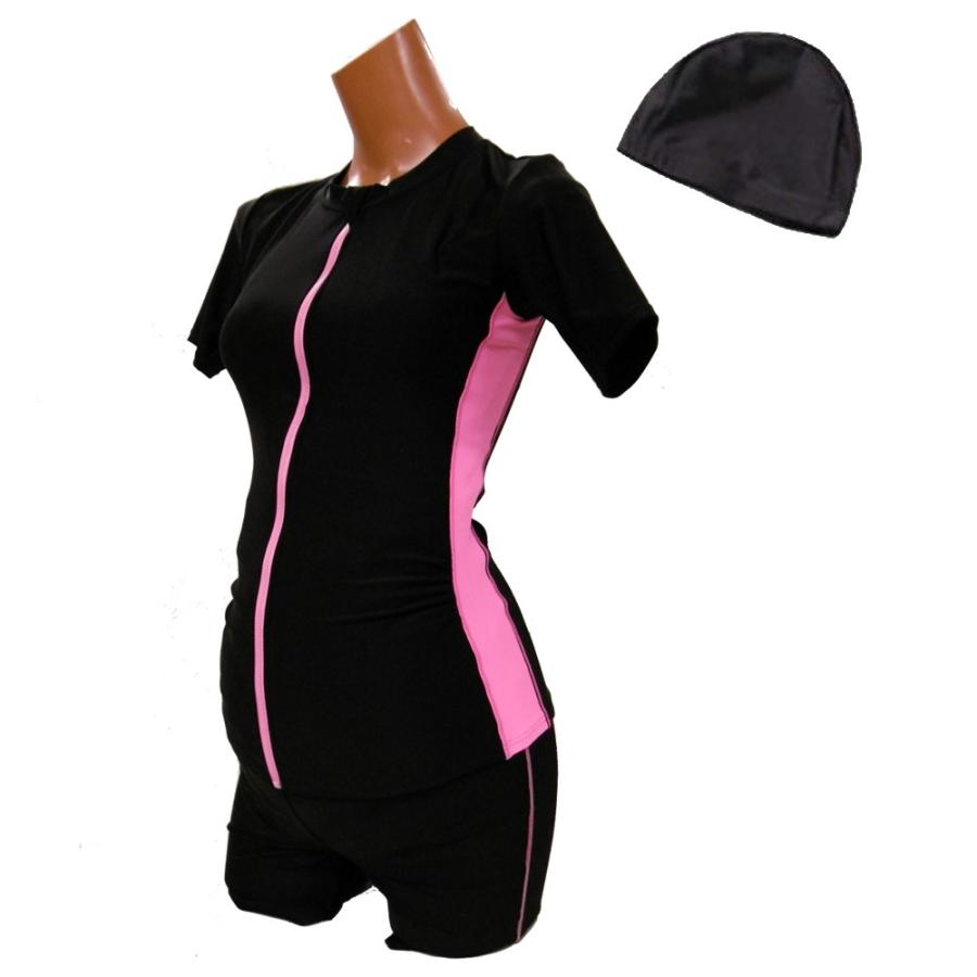 水着 マタニティー水着 妊婦用 フィットネス水着 レディース 水着 半袖 大きいサイズ 競泳水着 体型カバー セパレート水着 めくれ防止 C143 |  | 13