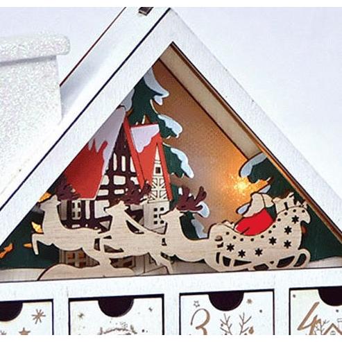 LEDアドベントカレンダー／サンタ＆フォレストハウス |  | 01
