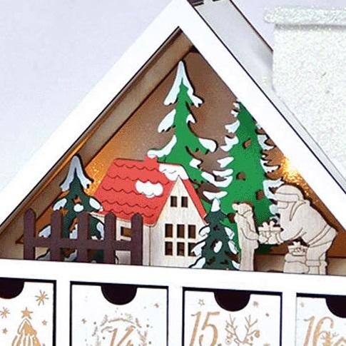 LEDアドベントカレンダー／サンタ＆フォレストハウス |  | 02