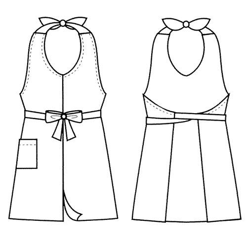 ジュンネジョワイユ「ワークエプロン」 Vネック首掛けエプロン |  | 01