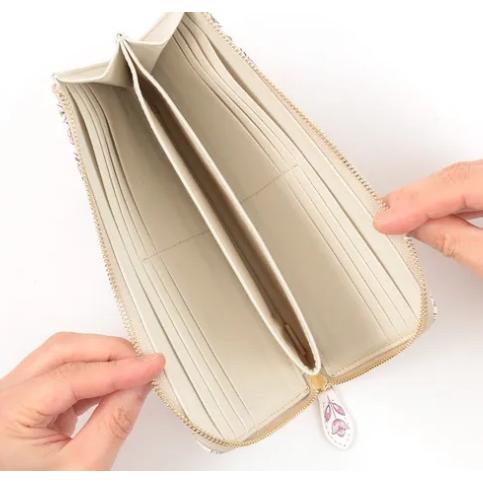 専用出品 美品 浅草文庫 L字ファスナー財布 長財布 Amazon | [浅草文庫] L字ファスナー 長財布 オリエント 柄