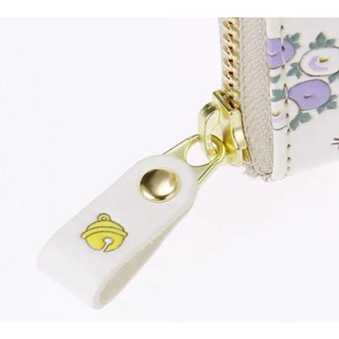 浅草文庫 ネコ柄 ラウンドファスナー長財布 イエロー : インテリア雑貨