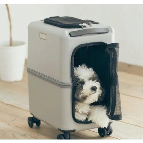 PETICO ペットキャリー Mサイズ グレー　① 楽天市場】PETiCO PET CARRY ペットキャリーiCO ジッパータイプ