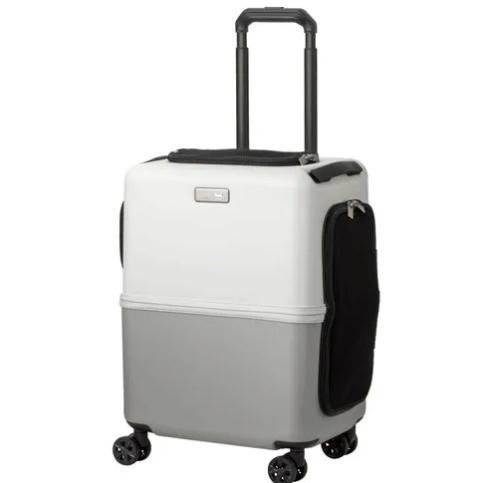 PETico ペットキャリー Mサイズ グレー/ホワイト : インテリア雑貨