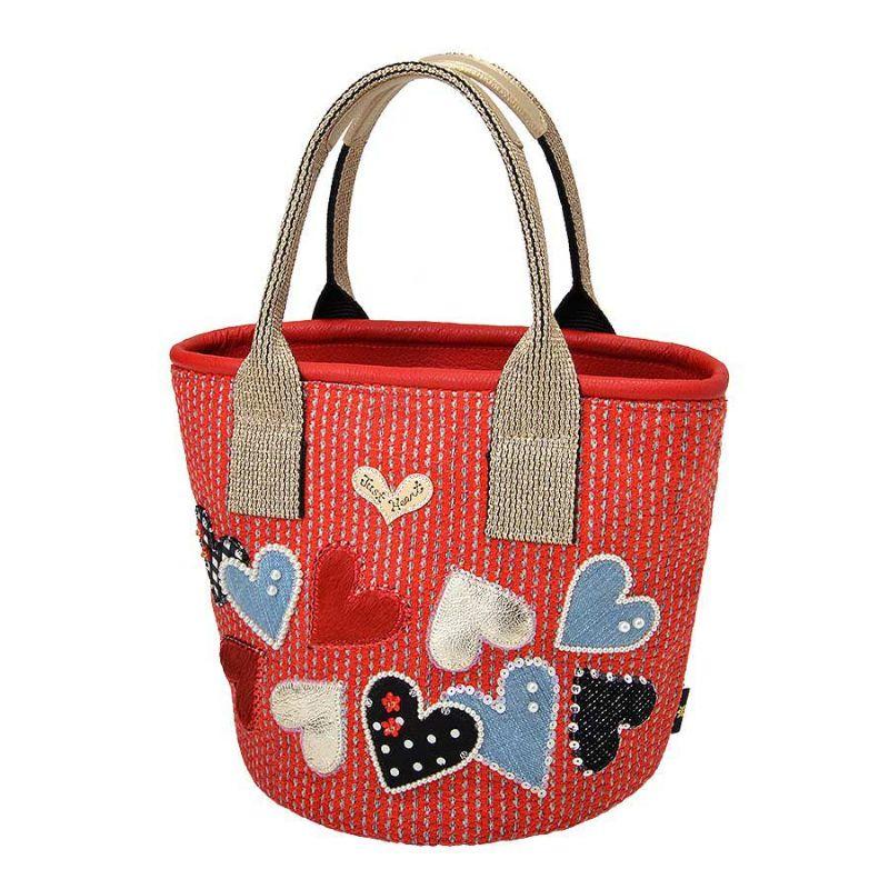 Think Bee!（シンクビー） キャンディハート ミニトートバッグ レッド