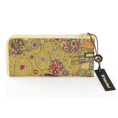 Think Bee！シンクビー ゴールデンクリムト L字ファスナー長財布 | Think Bee! | 01