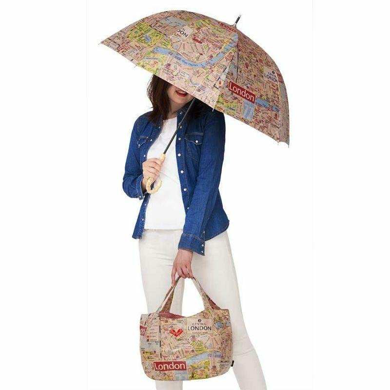 Think Bee!（シンクビー） ロンドンマップバッグ : インテリア雑貨