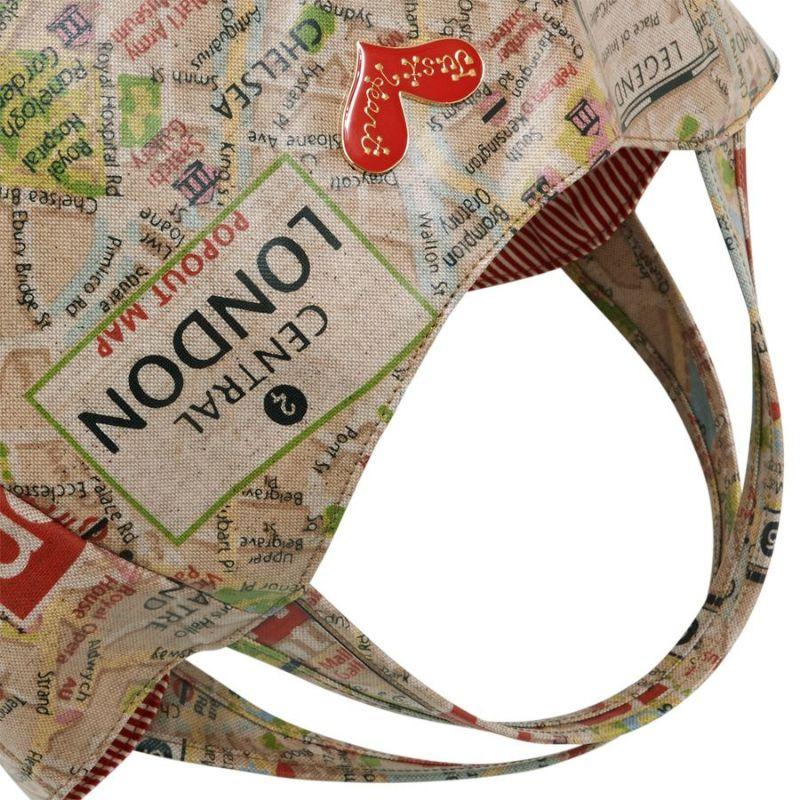 Think Bee!（シンクビー） ロンドンマップバッグ : インテリア雑貨