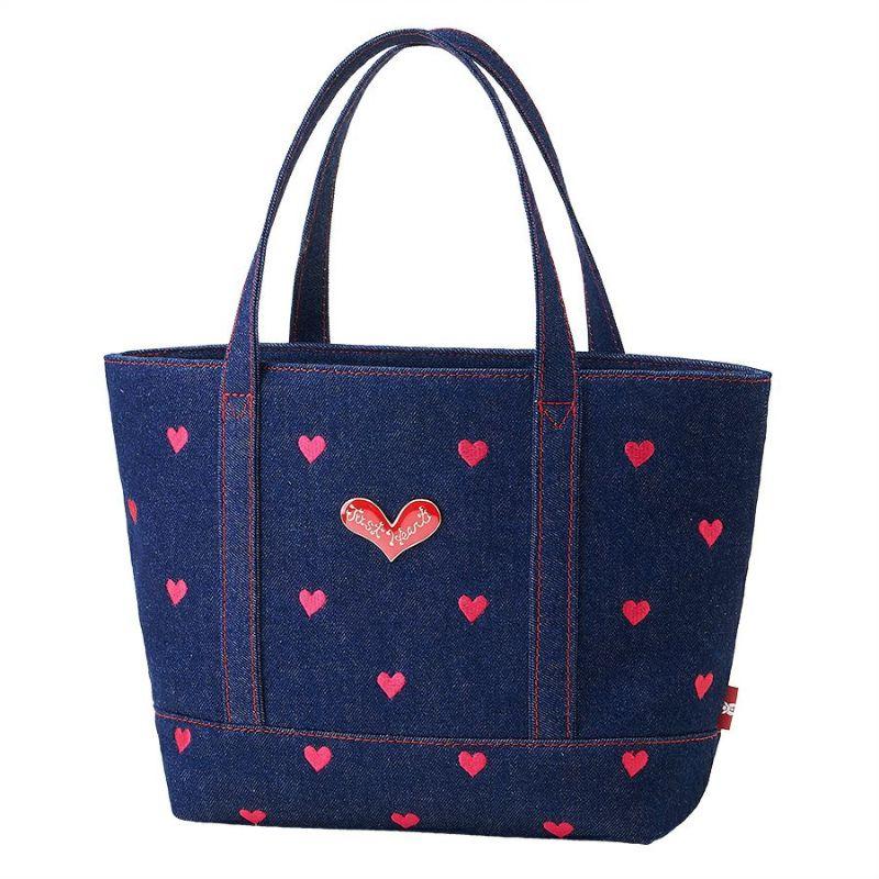 美品】Think Bee! がま口ハートシンクビー！トートバッグ