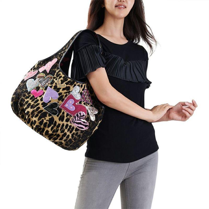 シンクビー、！ハートショルダー Think Bee! Bee！シンクビー アニマルハート ショルダーバッグ