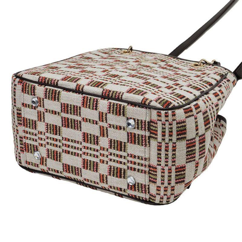 ★Think Bee！　バッソフルータバッグ　レモンネイビー★かごバッグ　美品 ☆Think Bee！ バッソフルータバッグ レモンネイビー☆かご