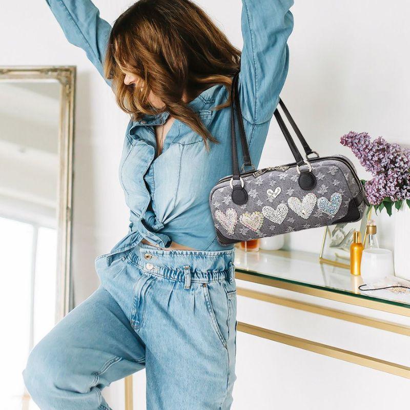 Think bee!　シンクビー　ミニボストン　ホワイトハート Think Bee!（シンクビー） ホワイトハート ミニボストンバッグ