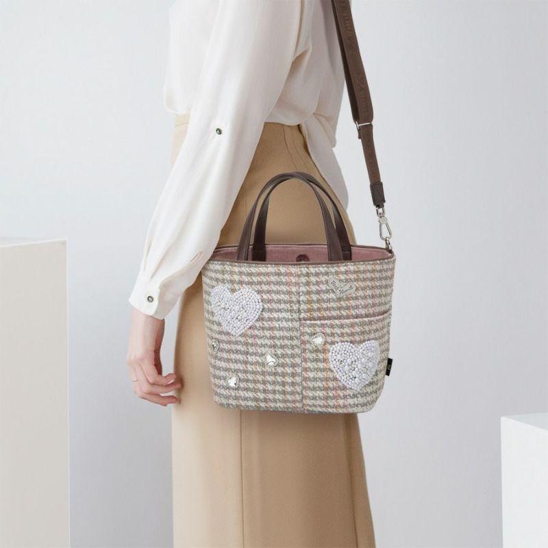 Think Bee！シンクビー ホワイトハートブルースミニトートバッグ | Think Bee!