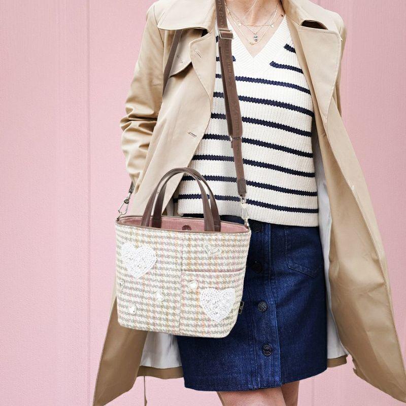 Think Bee！シンクビー ホワイトハートブルースミニトートバッグ | Think Bee! | 01