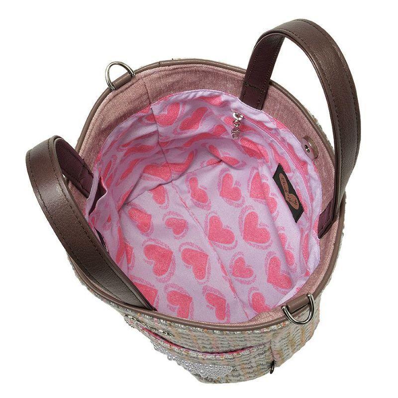 Think Bee！シンクビー ホワイトハートブルースミニトートバッグ | Think Bee! | 08