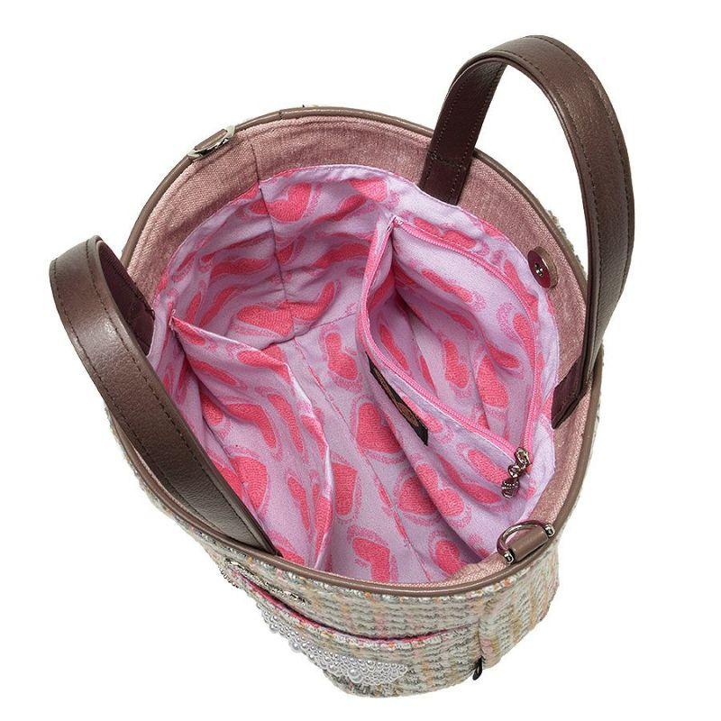 Think Bee！シンクビー ホワイトハートブルースミニトートバッグ | Think Bee! | 09