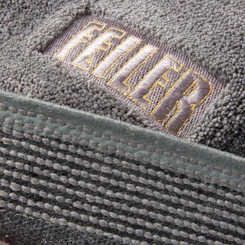 feiler（フェイラー） レーシーローズバスマット グレー : インテリア