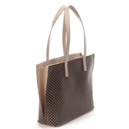 印傳屋 印伝 6048 ショルダーバッグ 輪繋ぎグレージュ／茶 | 印傳屋 | 02