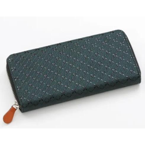 印傳屋（INDEN-YA） 印伝 HISOCA 9403 ラウンドファスナー長財布