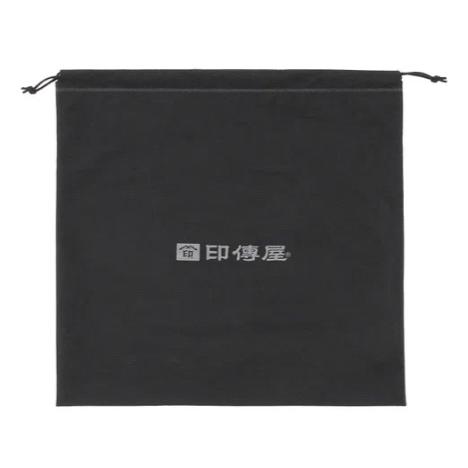 印傳屋（INDEN-YA） 印伝 6036 縦型ショルダーバッグ 黒／白 コスモス 
