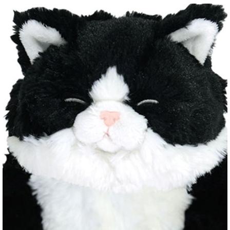 ひざねこ ぬいぐるみ すやすや ハチワレ | Sunlemon | 01