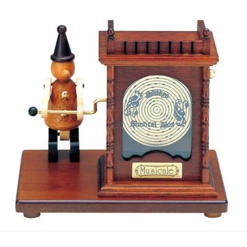 木製からくり人形 ディスクオルゴール | 