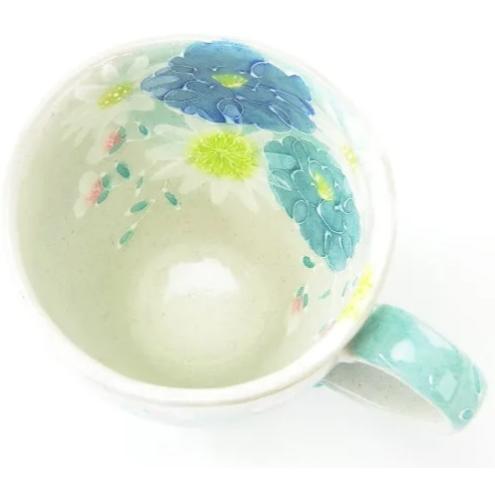 再値下げ　新品　工房ゆずりは　カップのみ３点　青彩ローズ　青彩小花　ばら錦 再値下げ 新品 工房ゆずりは カップのみ3点 青彩ローズ 青彩