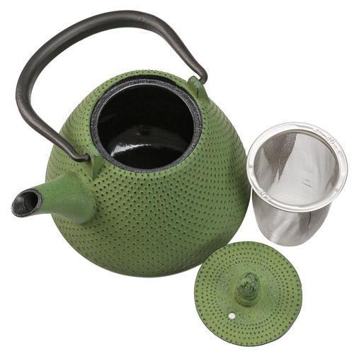 南部鉄器 急須 アラレ グリーン : インテリア雑貨LeModeヤフーSHOP