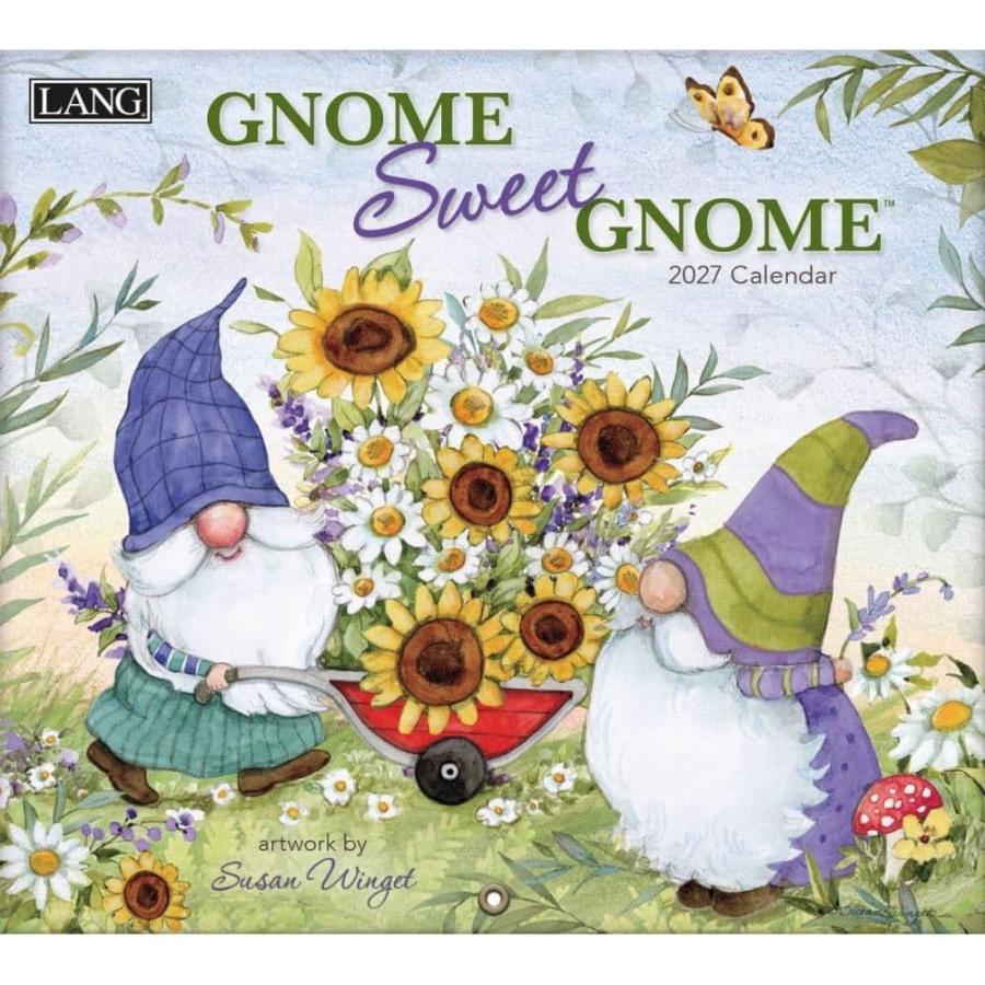 2027LANGラング社カレンダー GNOME SWEET GNOME 全国送料650円 | 