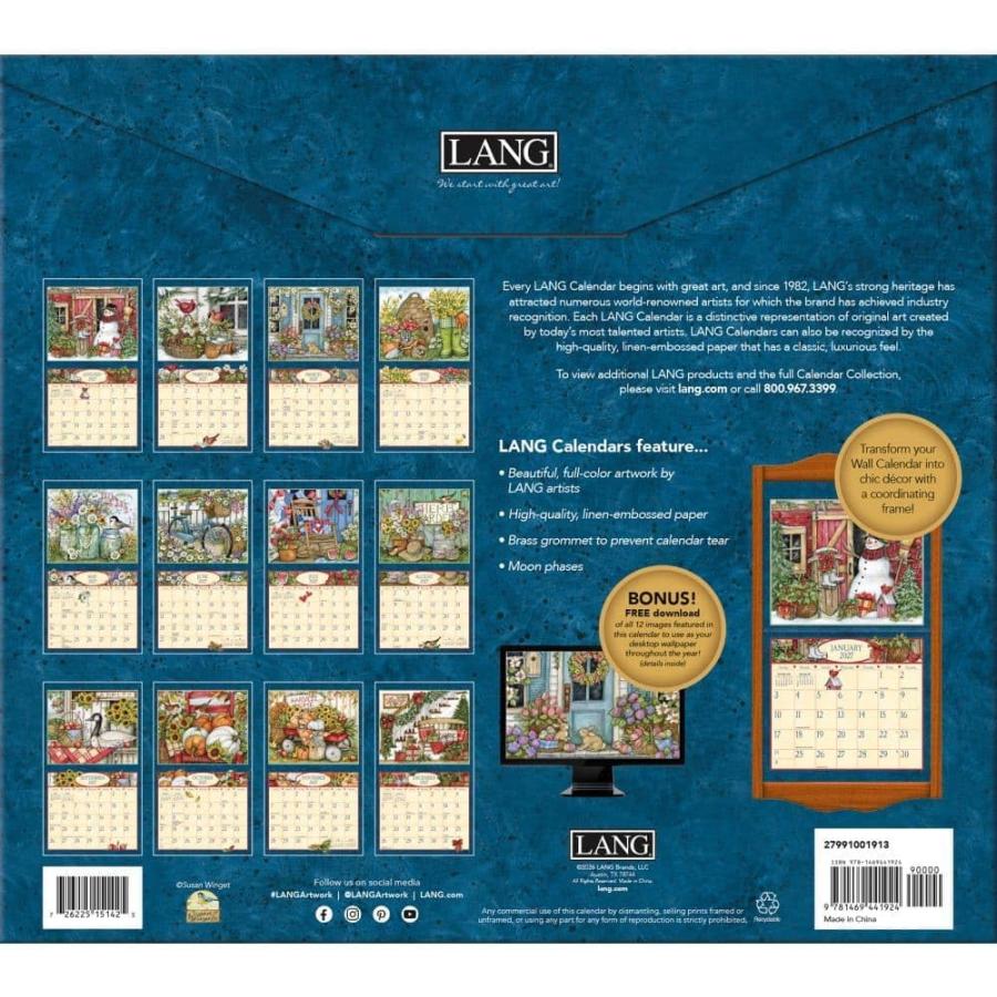 2027LANGラング社カレンダー ハート＆ホーム 全国送料650円 |  | 01