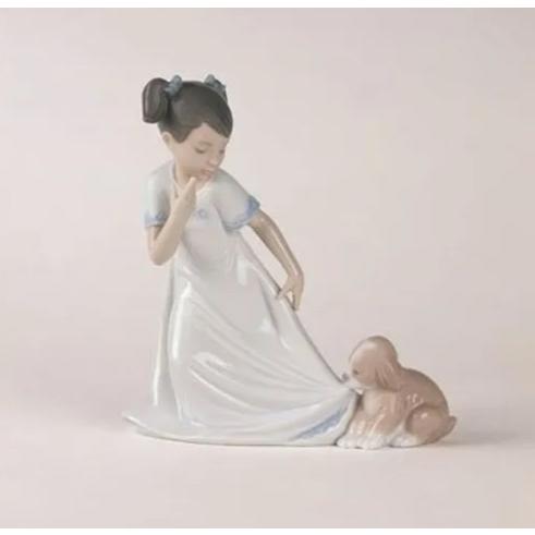 リヤドロ　nao ナオ　「ひっぱらないで」　美品 LLADRO（リヤドロ） NAO ナオ ひっぱらないで : インテリア雑貨LeMode