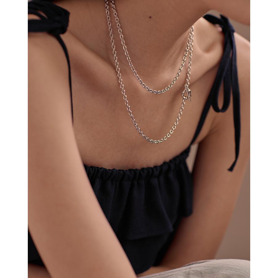 LEMOMO ロングネックレス 3way 金属アレルギー シルバー レディース アレルギー対応 ニッケルフリー ロジウムコーティング おしゃれ プレゼント |  | 11