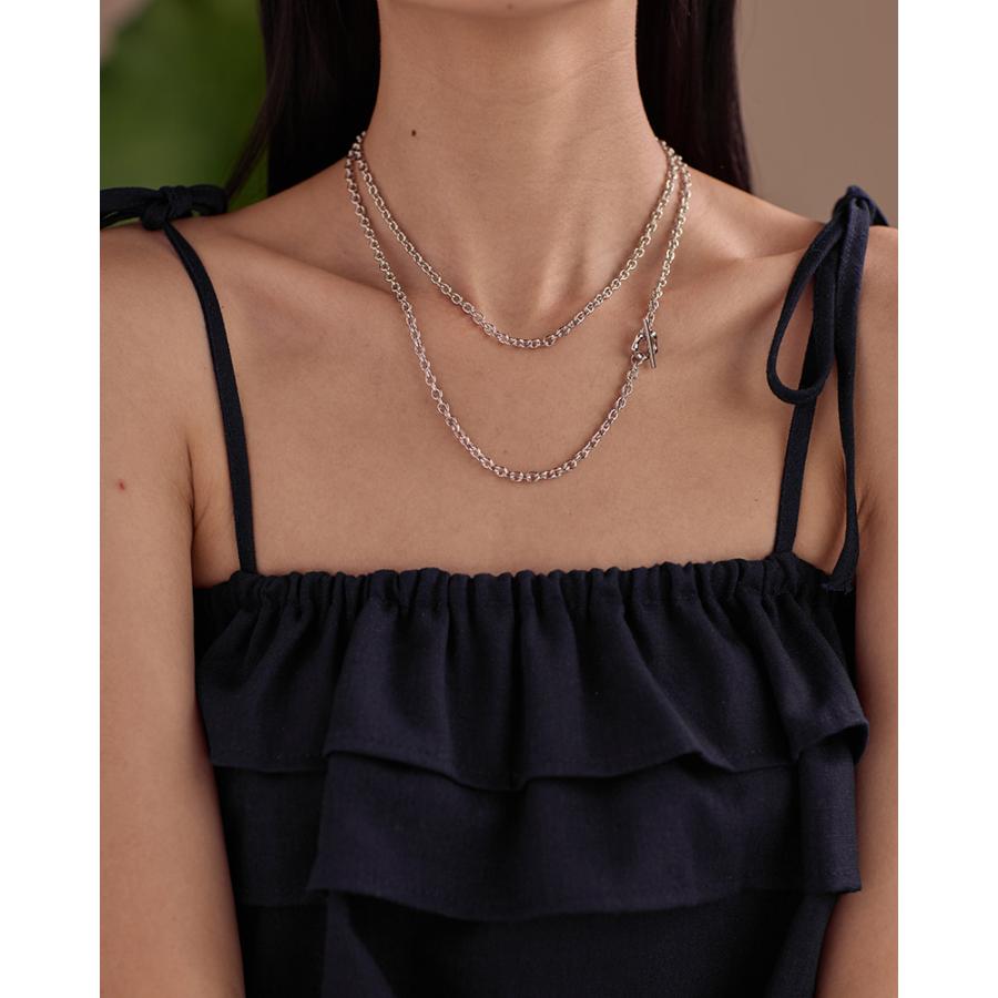 LEMOMO ロングネックレス 3way 金属アレルギー シルバー レディース アレルギー対応 ニッケルフリー ロジウムコーティング おしゃれ プレゼント |  | 12