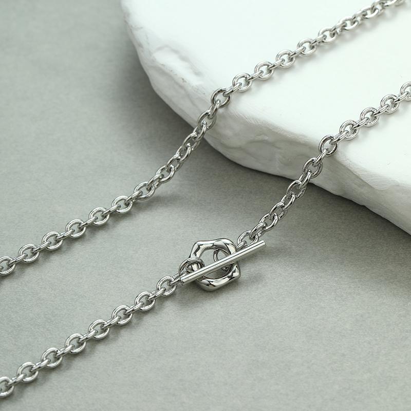 LEMOMO ロングネックレス 3way 金属アレルギー シルバー レディース アレルギー対応 ニッケルフリー ロジウムコーティング おしゃれ プレゼント |  | 04