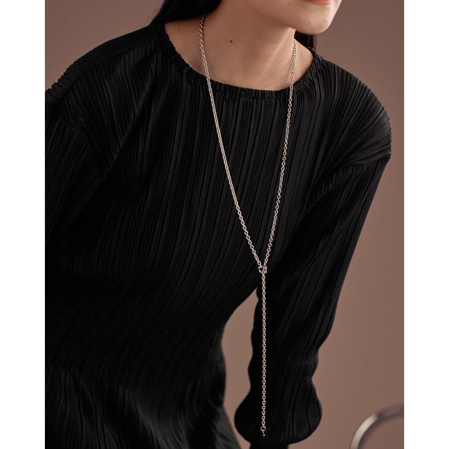 LEMOMO ロングネックレス 3way 金属アレルギー シルバー レディース アレルギー対応 ニッケルフリー ロジウムコーティング おしゃれ プレゼント |  | 05