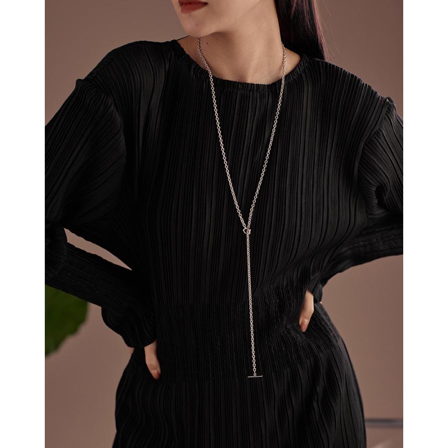 LEMOMO ロングネックレス 3way 金属アレルギー シルバー レディース アレルギー対応 ニッケルフリー ロジウムコーティング おしゃれ プレゼント |  | 06