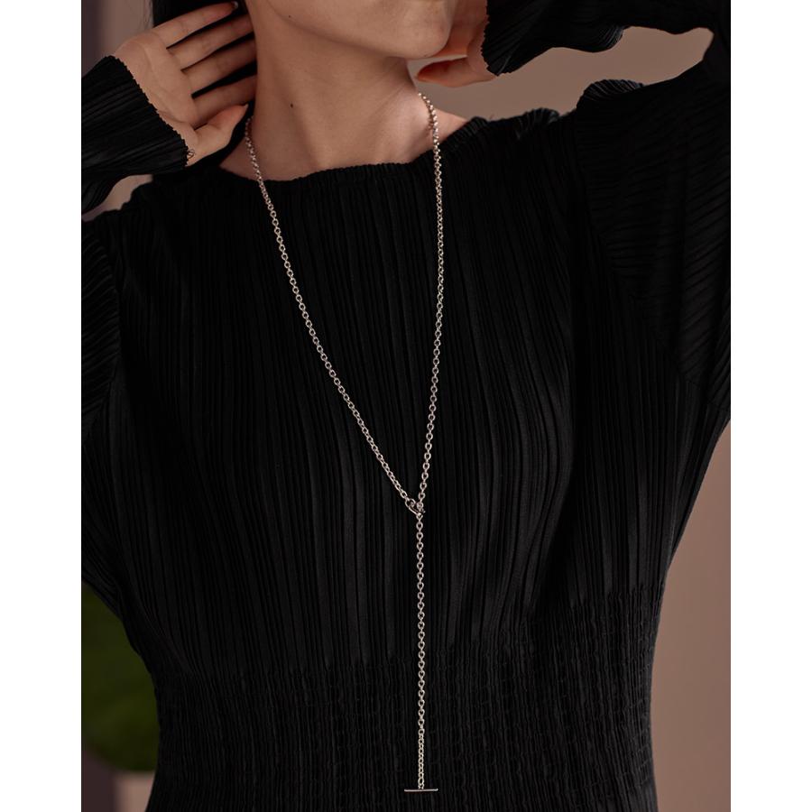 LEMOMO ロングネックレス 3way 金属アレルギー シルバー レディース アレルギー対応 ニッケルフリー ロジウムコーティング おしゃれ プレゼント |  | 07