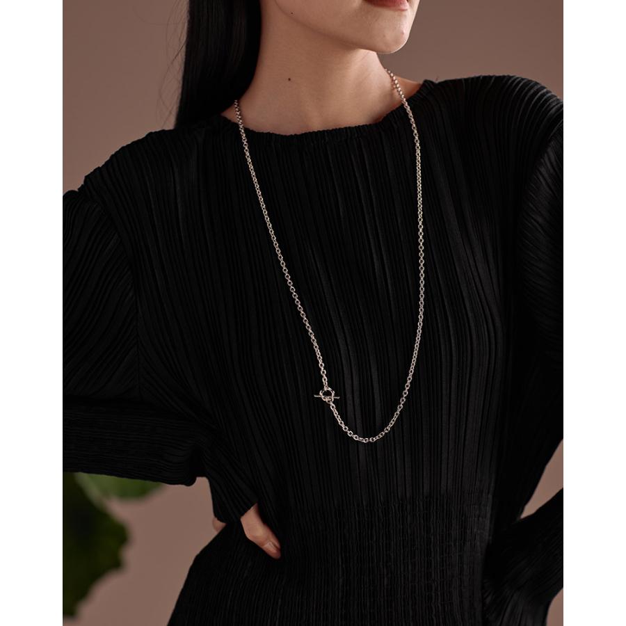 LEMOMO ロングネックレス 3way 金属アレルギー シルバー レディース アレルギー対応 ニッケルフリー ロジウムコーティング おしゃれ プレゼント |  | 09