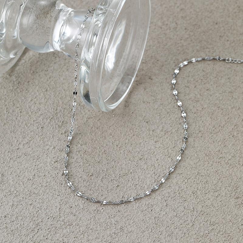 LEMOMO ネックレス レディース 金属アレルギー対応 ペタルチェーン シンプルデザイン ゴールド シルバー ニッケルフリー 重ね 韓国 おしゃれ |  | 01