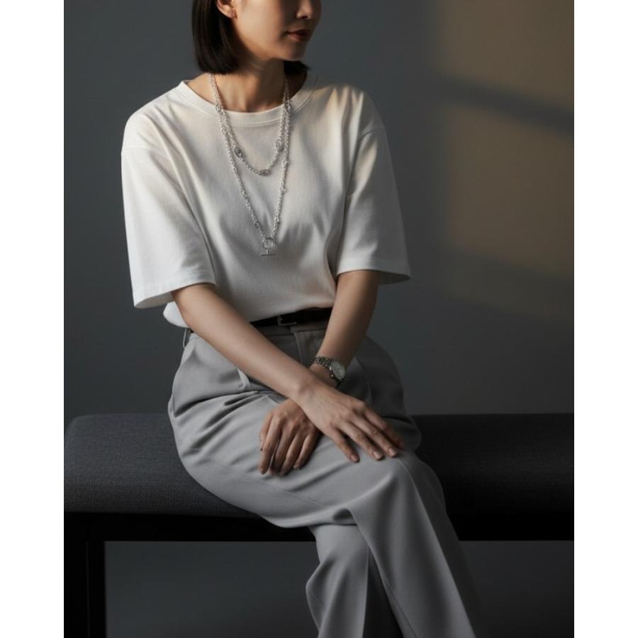 LEMOMO ネックレス ロング チェーン レディース 高見え 金属アレルギー ニッケルフリー おしゃれ レディース インスタ 韓国 人気 トレンド 大人の画像