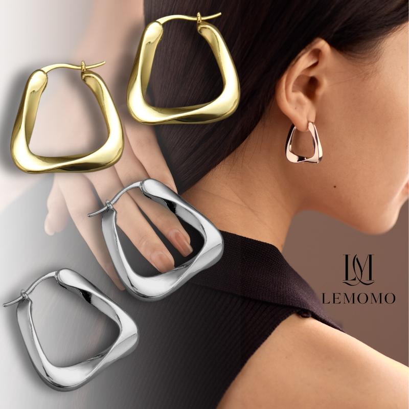LEMOMO ピアス 金属アレルギー ニッケルフリー おしゃれ レディース インスタ 韓国 人気 トレンド 大人 | 