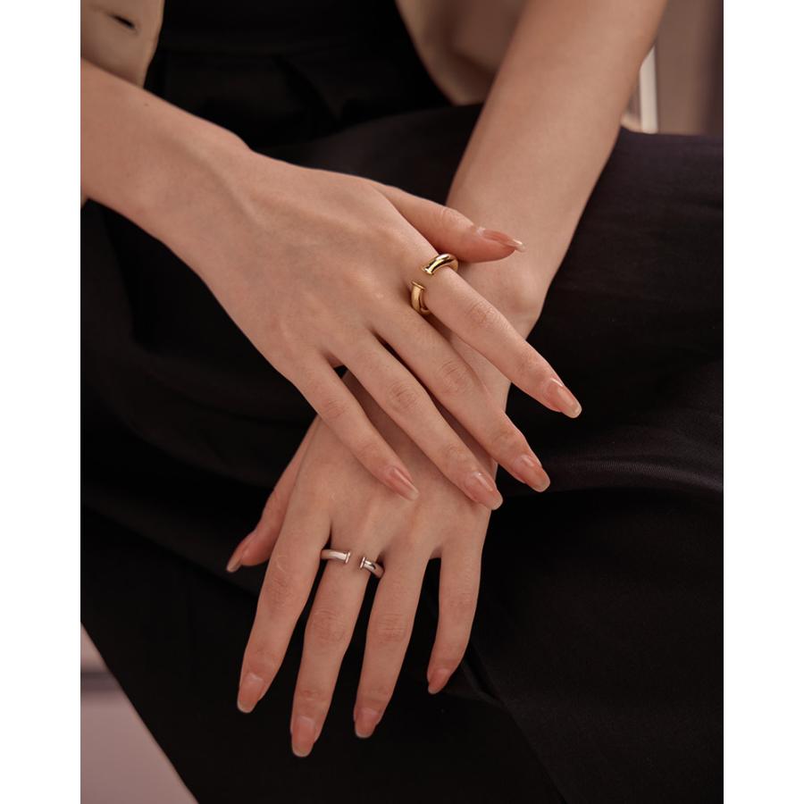 LEMOMO 【片耳用】 イヤーカフ イヤーカフス イヤカフ イヤリング 金属アレルギー対応 18K 大人 かわいい ジュエリー ゴールド シルバー  韓国 |  | 15