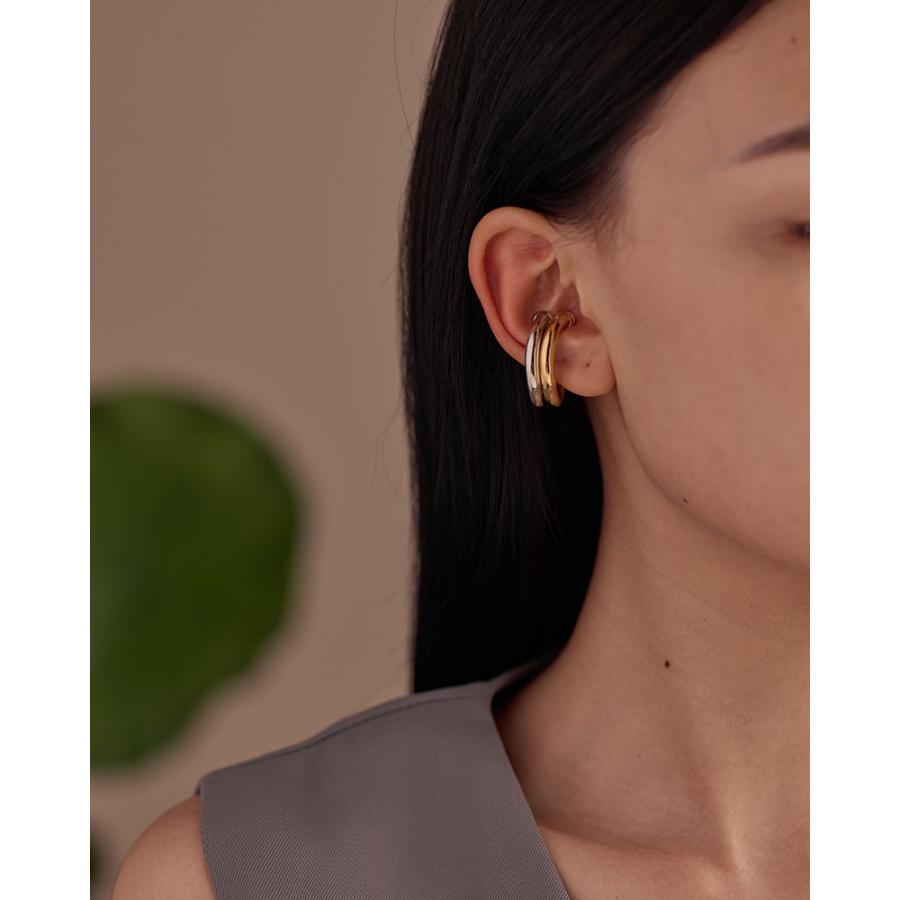 LEMOMO 【片耳用】 イヤーカフ イヤーカフス イヤカフ イヤリング 金属アレルギー対応 18K 大人 かわいい ジュエリー ゴールド シルバー  韓国 |  | 07