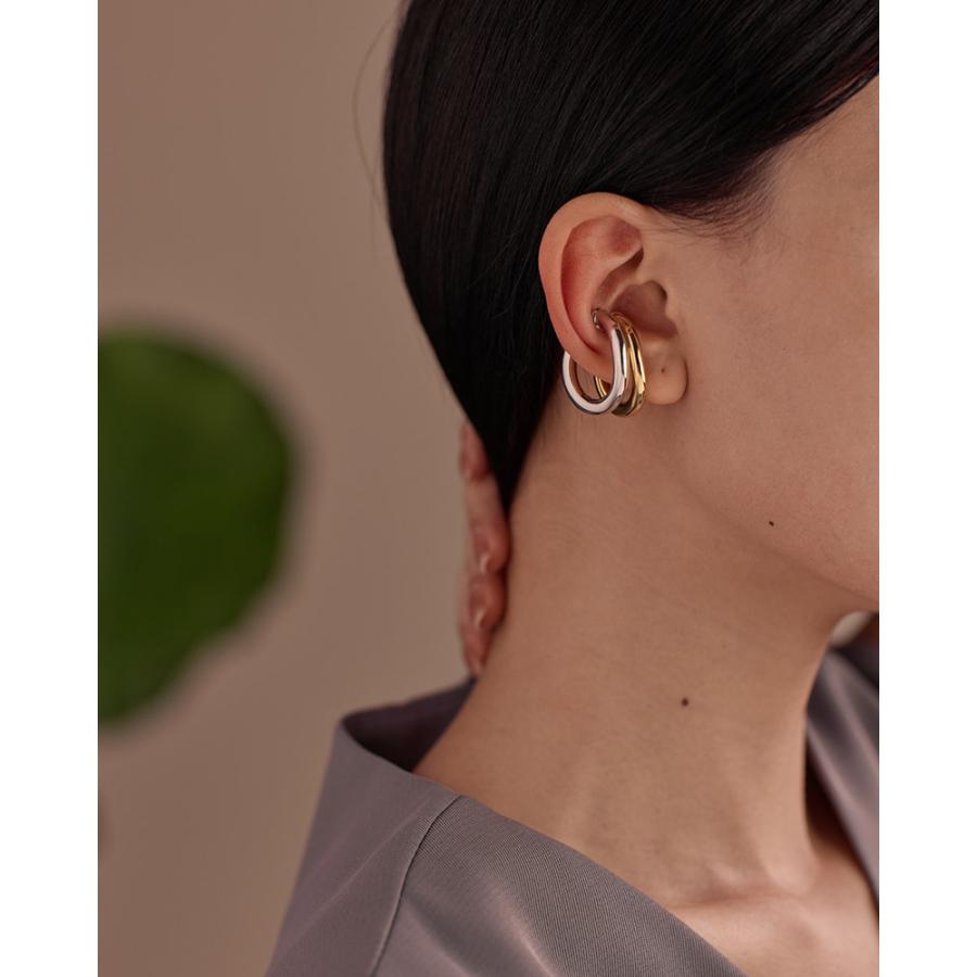 LEMOMO 【片耳用】 イヤーカフ イヤーカフス イヤカフ イヤリング 金属アレルギー対応 18K 大人 かわいい ジュエリー ゴールド シルバー  韓国 |  | 08