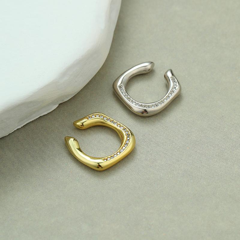LEMOMO 【片耳用】イヤーカフ イヤーカフス イヤカフ イヤリング 金属アレルギー対応 18K 大人 かわいい ジュエリー ゴールド シルバー  韓国 |  | 04