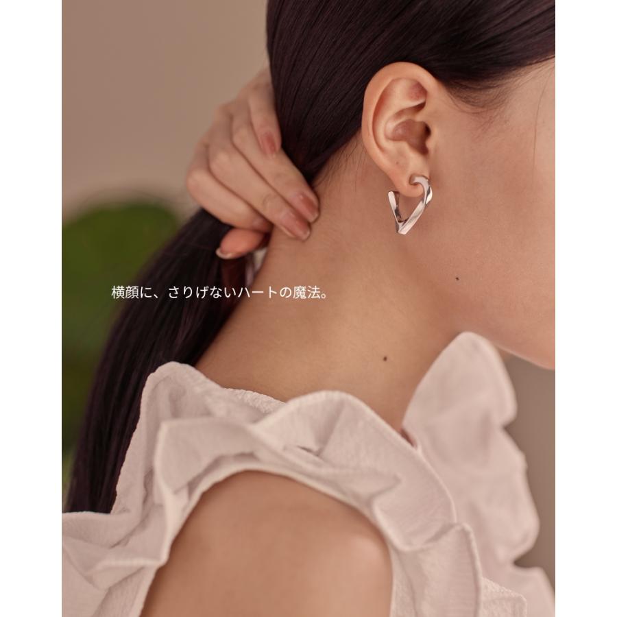 LEMOMO ピアス ハート 金属アレルギー ニッケルフリー おしゃれ レディース インスタ 韓国 人気 トレンド 大人 |  | 04