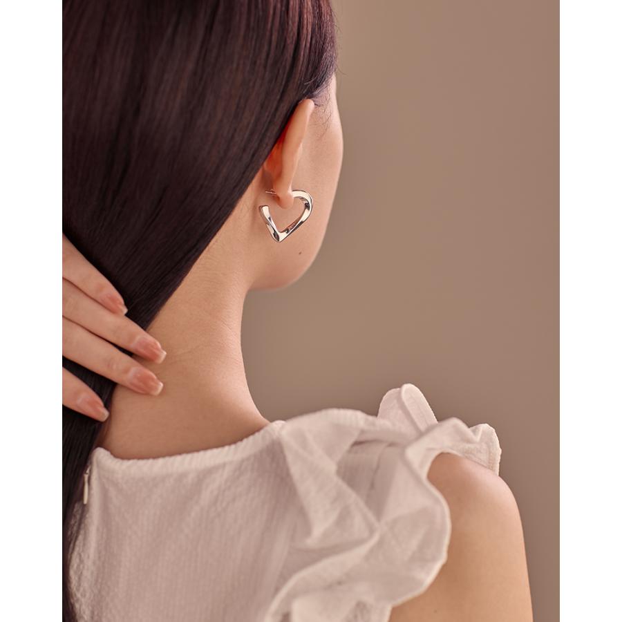 LEMOMO ピアス ハート 金属アレルギー ニッケルフリー おしゃれ レディース インスタ 韓国 人気 トレンド 大人 |  | 05