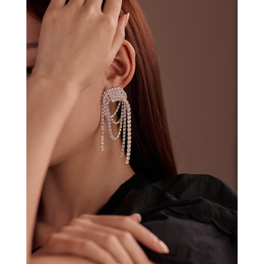 LEMOMO ピアス ロング リボン 金属アレルギー 揺れる キラキラ ニッケルフリー おしゃれ レディース インスタ 韓国 人気 トレンド 大人 |  | 02