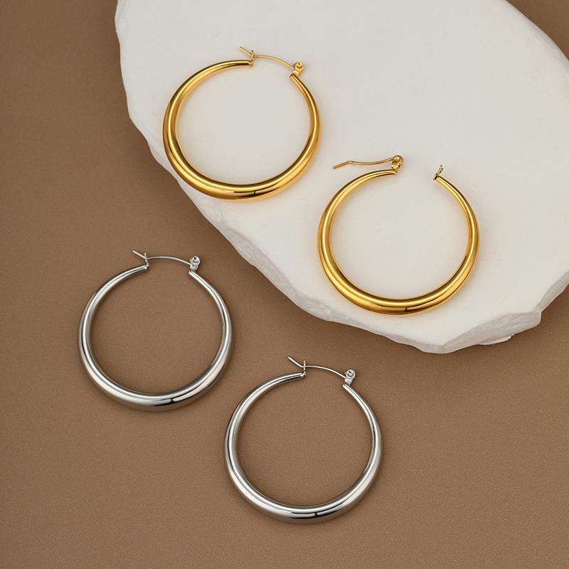 LEMOMO ピアス フープ キャッチレス ワンタッチ リング 金属アレルギー ニッケルフリー おしゃれ レディース インスタ 韓国 人気 トレンド 大人 |  | 04